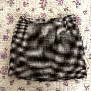 Vintage Houndstooth Burberry Wool skirt